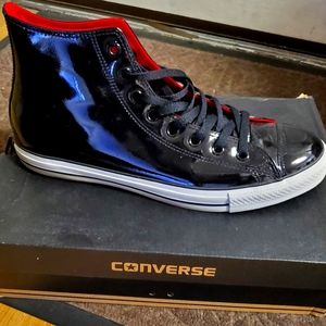 Men's Converse 11.5 Chuck Taylor Black patent leather